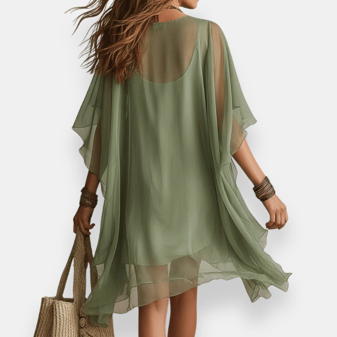 Verlaine | Vestido vaporoso boho de mangas anchas
