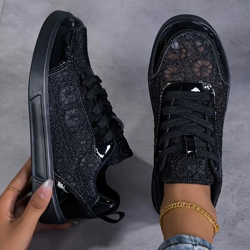 Regina |  Tenis de encaje floral