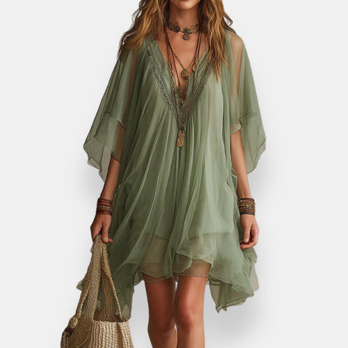 Verlaine  |  Vestido vaporoso boho de mangas anchas