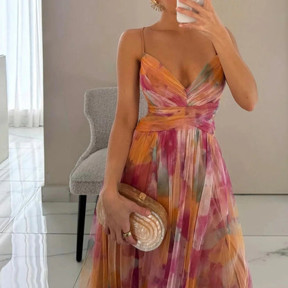 Vestido Giselle - Vestido largo con estampado floral