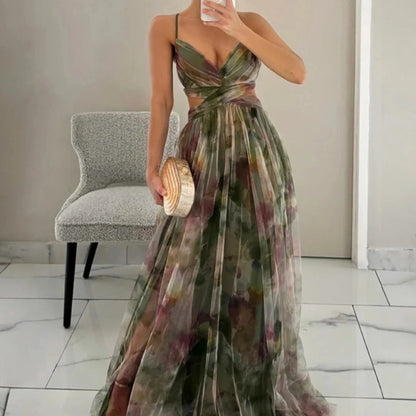Vestido Giselle - Vestido largo con estampado floral