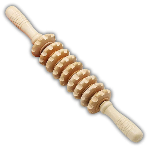 Masajeador de madera natural