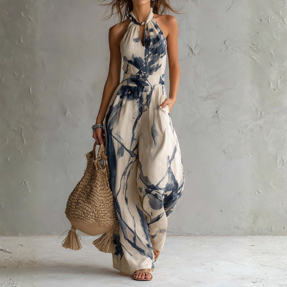 Allegra | Mono elegante de pierna ancha