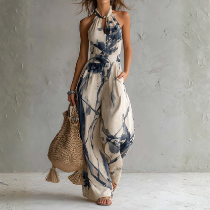 Allegra | Mono elegante de pierna ancha