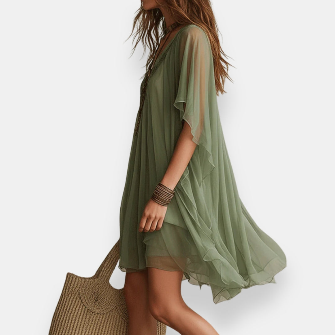 Verlaine  |  Vestido vaporoso boho de mangas anchas