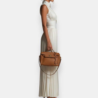 Ginevra  | Mono plisado elegante sin mangas