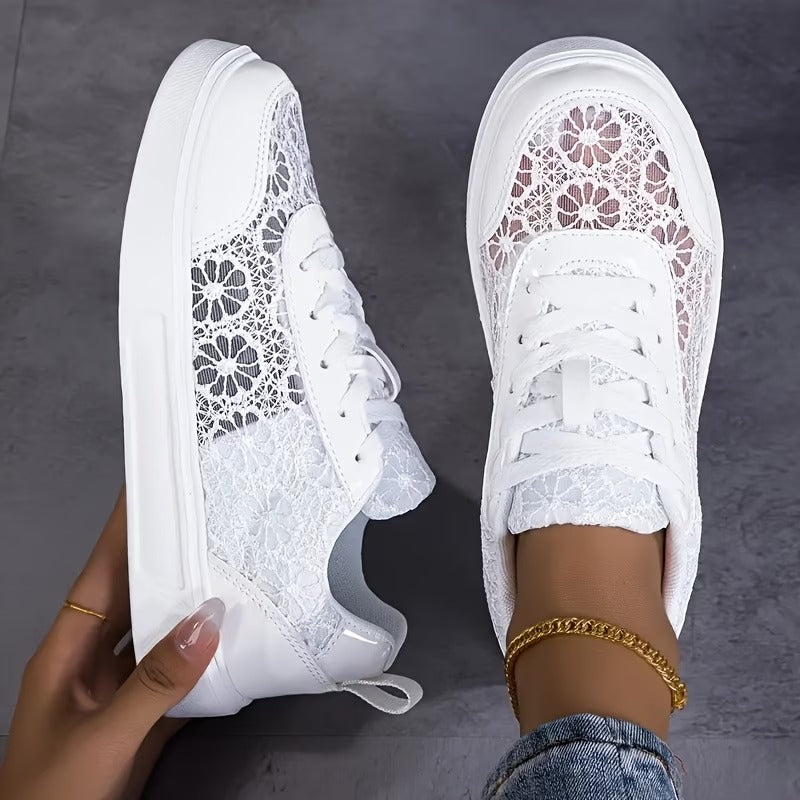 Regina |  Tenis de encaje floral