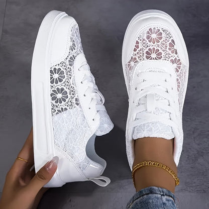 Regina |  Tenis de encaje floral