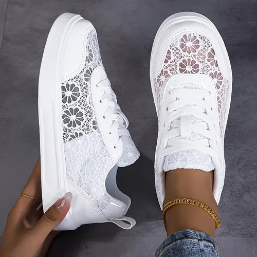 Regina |  Tenis de encaje floral