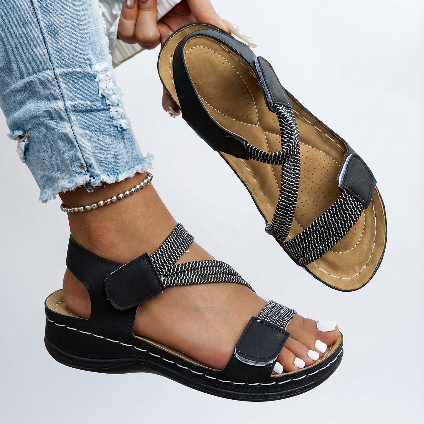 Ária | Sandalias de confort ortopédicas