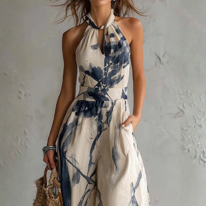 Allegra | Mono elegante de pierna ancha