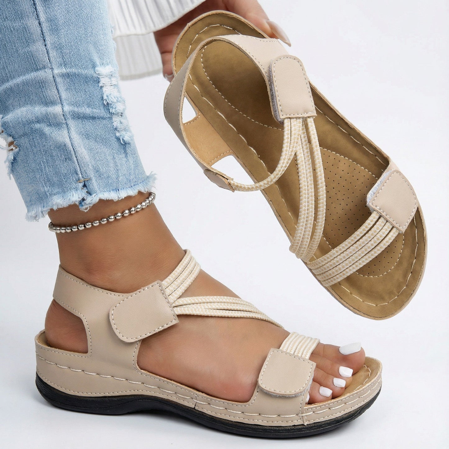 Ária | Sandalias de confort ortopédicas