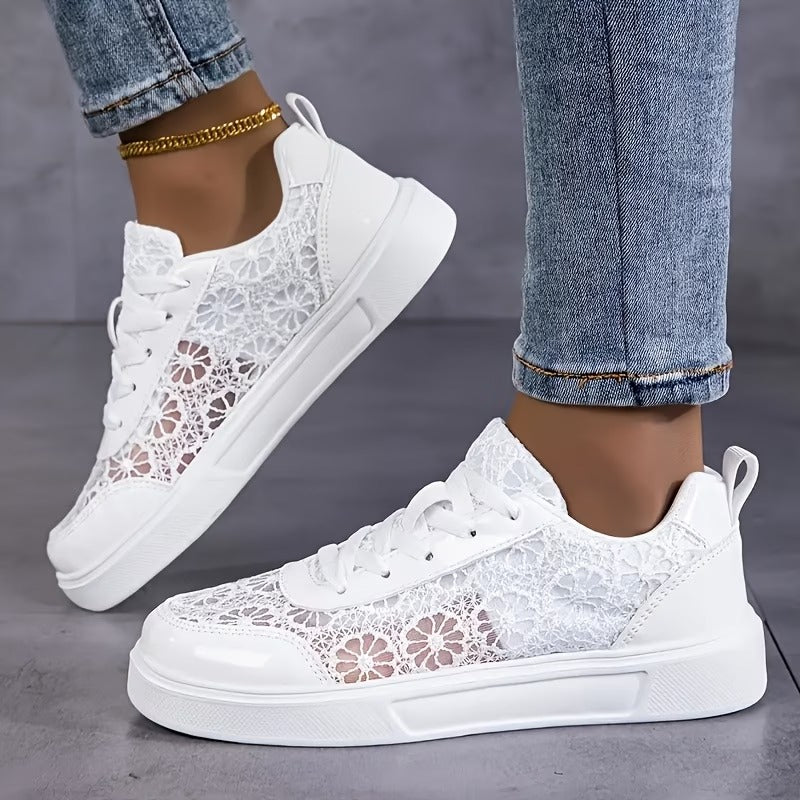 Regina |  Tenis de encaje floral