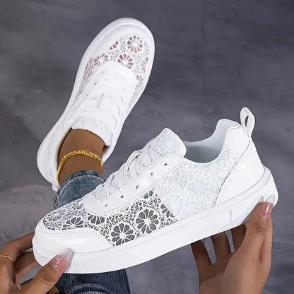 Regina |  Tenis de encaje floral