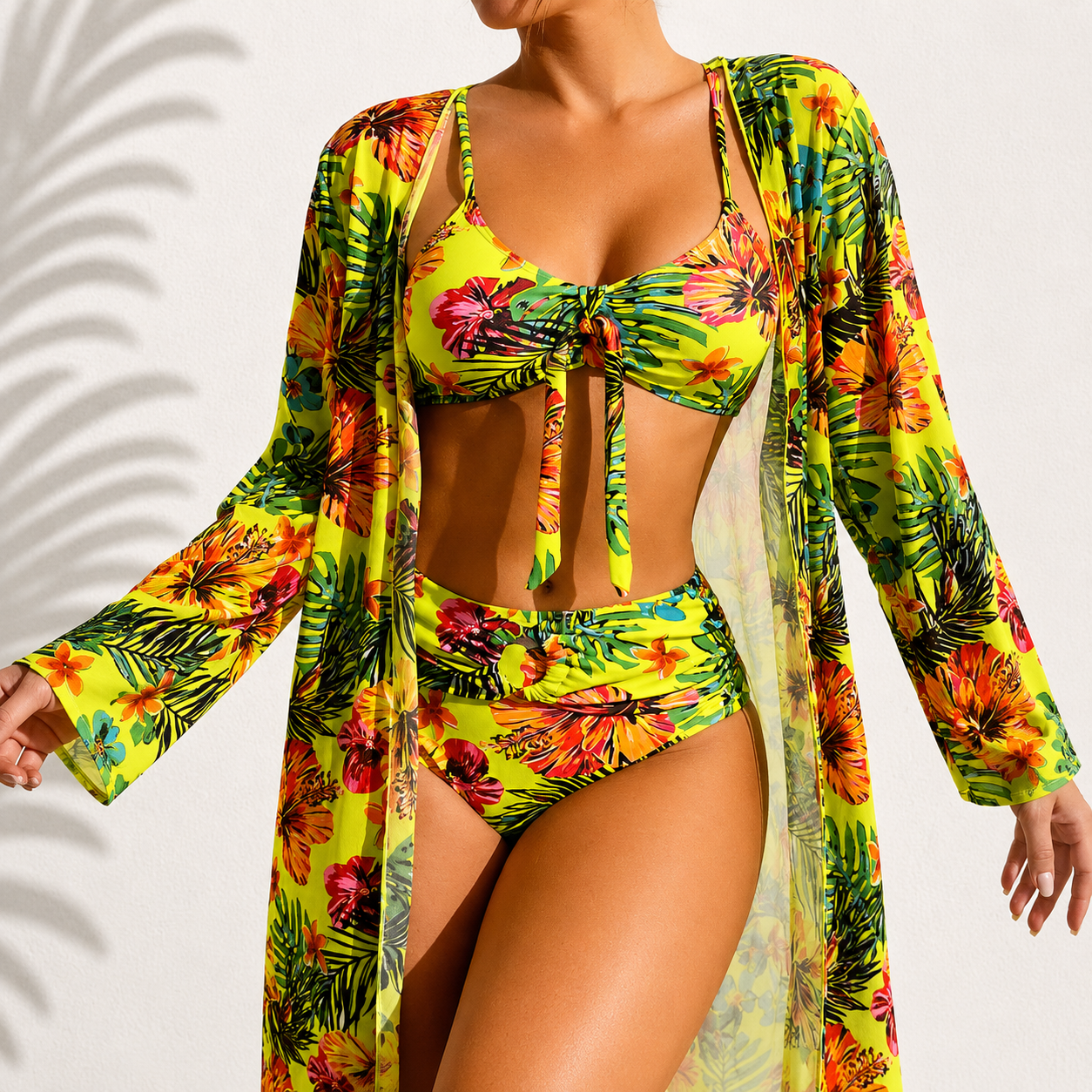 Mari | Bikini tropical elegante de 3 piezas