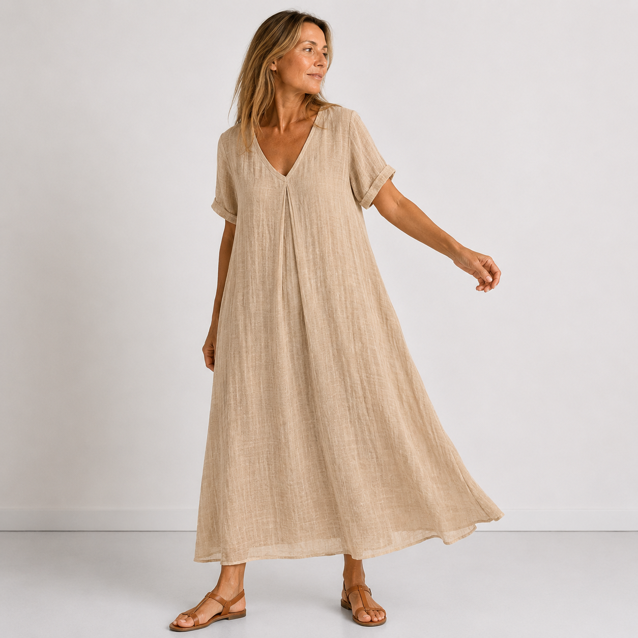 Ibiza |  Vestido Largo Fluido