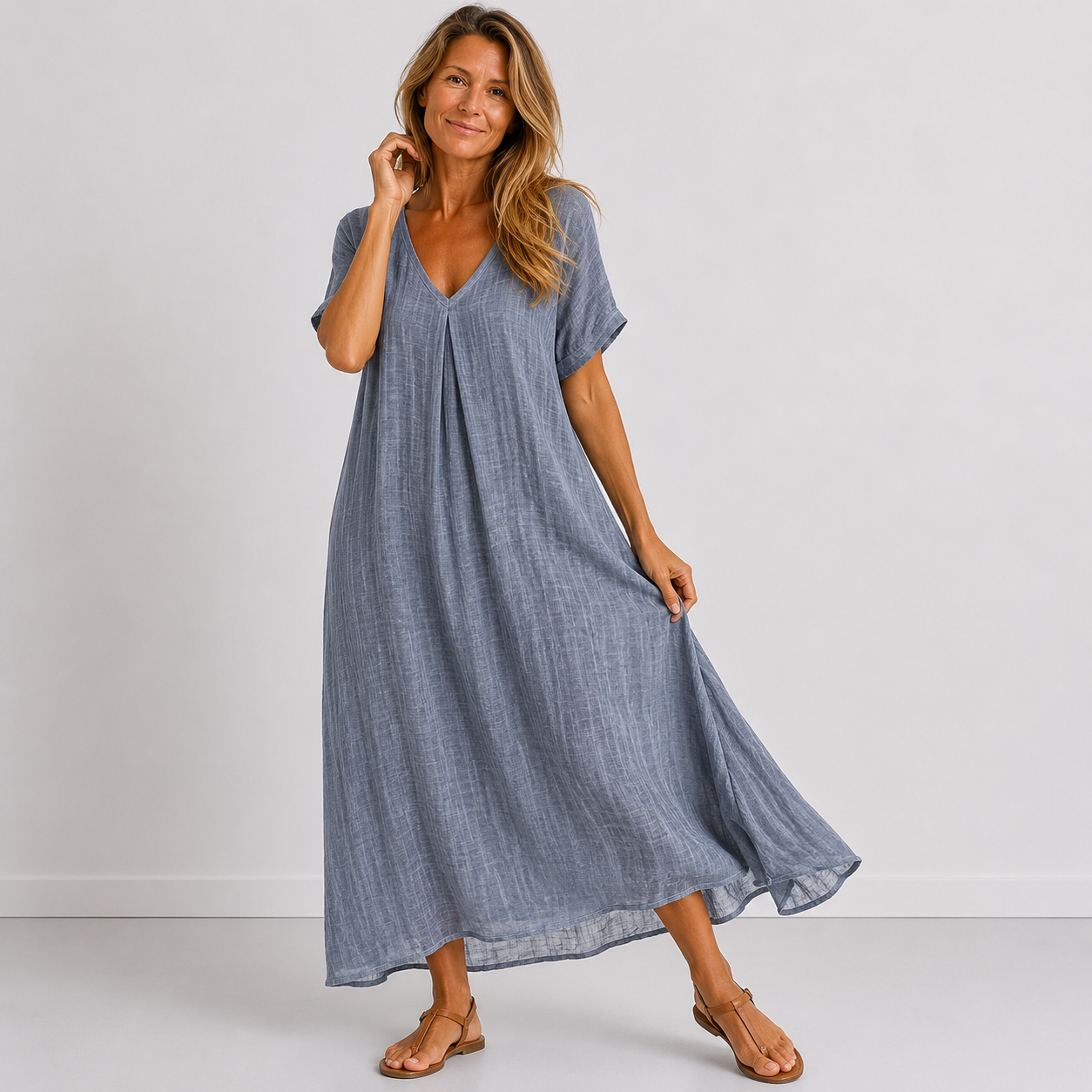 Ibiza |  Vestido Largo Fluido
