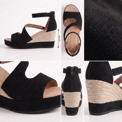 Monica | Cuña de Esparto para el Verano con Cremallera
