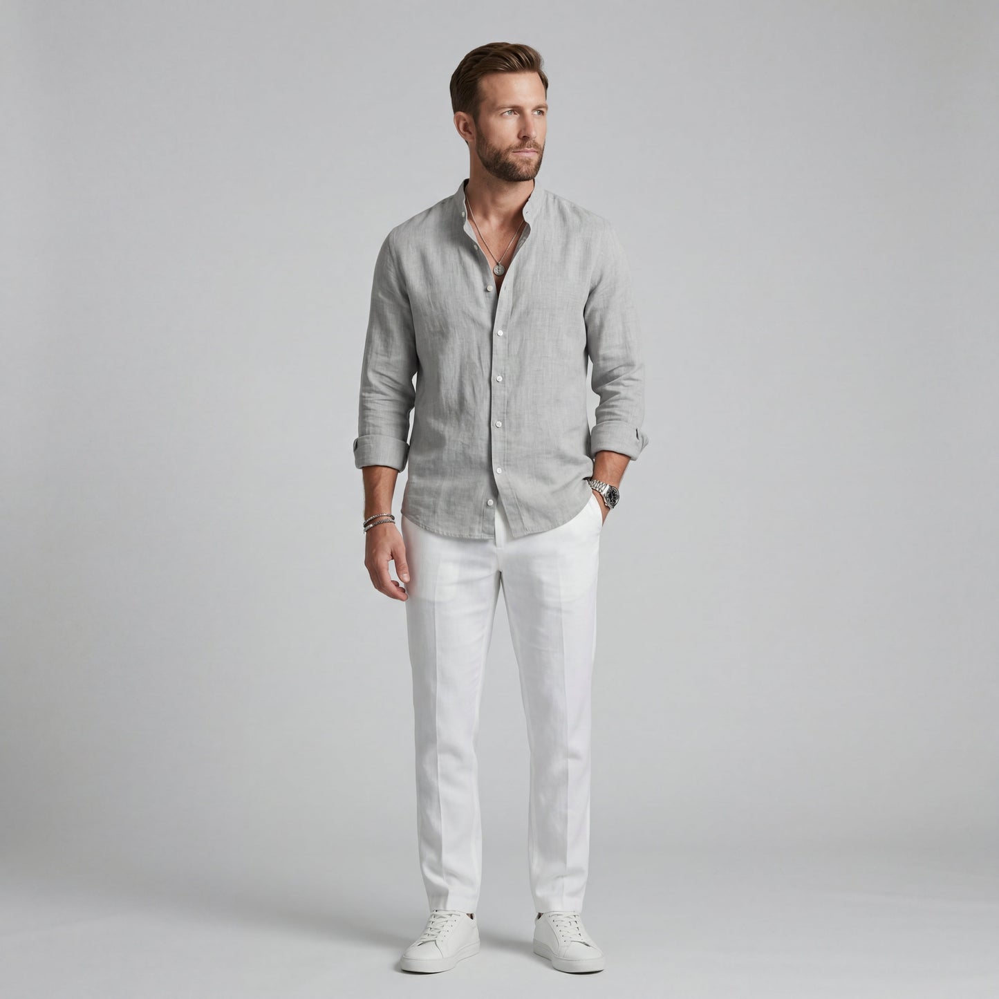 Luca | Camisa de lino elegante y ligera