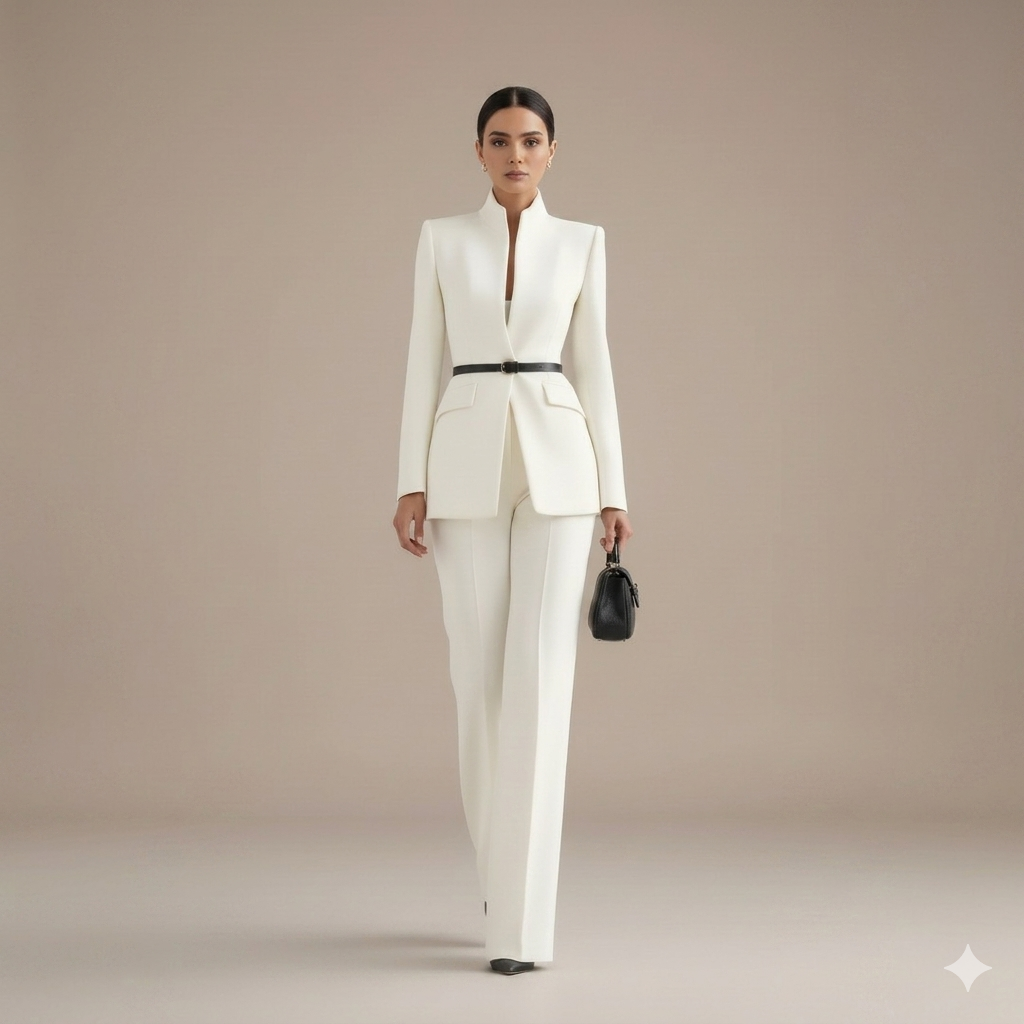Georgina | Conjunto de blazer y pantalón de campana