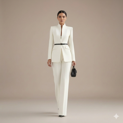 Georgina | Conjunto de blazer y pantalón de campana