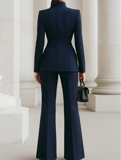 Georgina | Conjunto de blazer y pantalón de campana