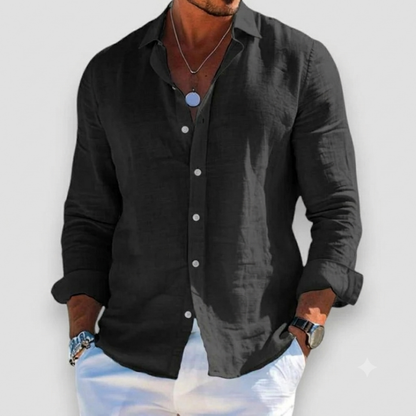 Luca | Camisa de lino elegante y ligera