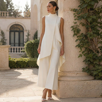 Romana | Mono largo de caída elegante