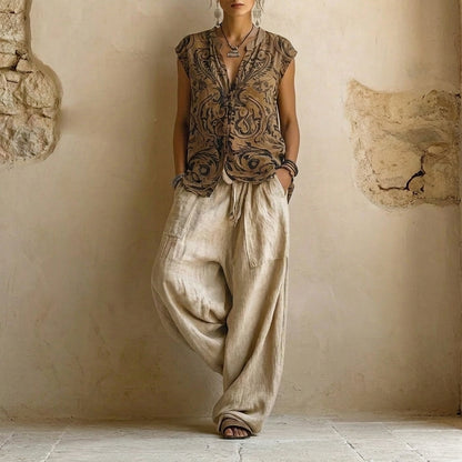 MALIKA - Conjunto boho elegante