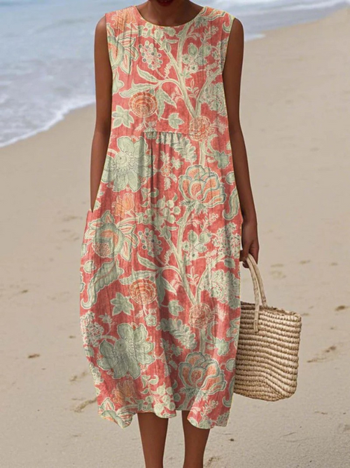 Flora | Vestido midi floral