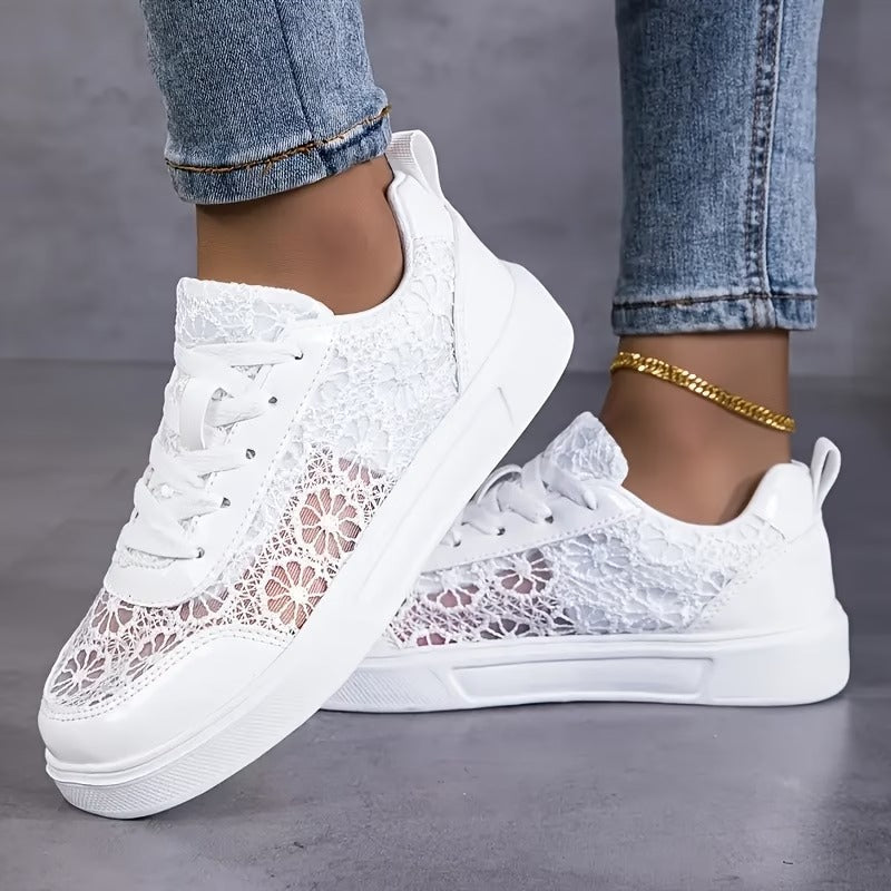 Regina |  Tenis de encaje floral