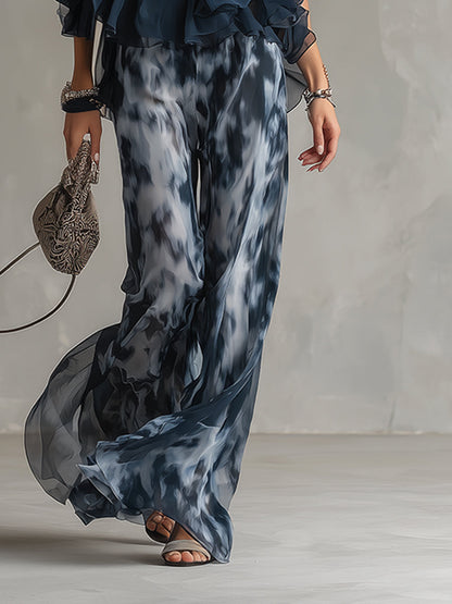 Élise | Conjunto elegante y ligero con top fluido y pantalón ancho