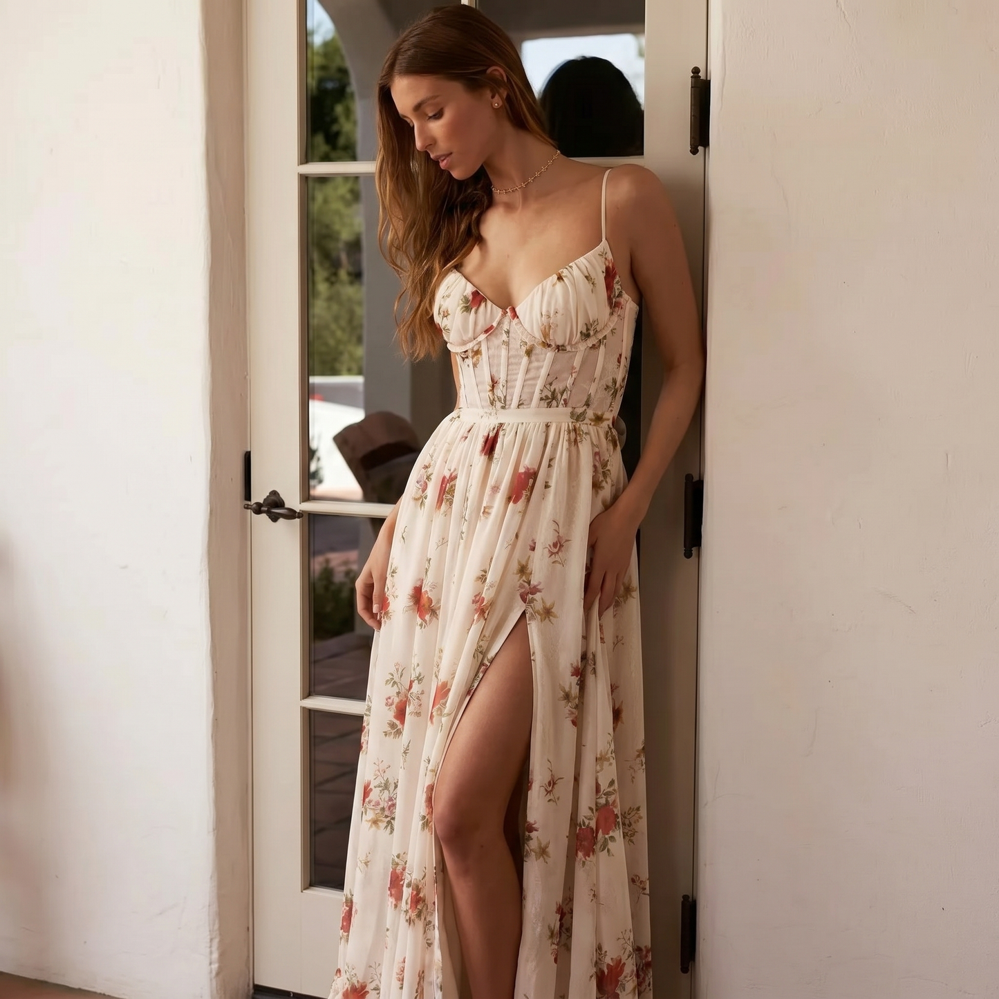 Scarlet | Vestido Largo Floral