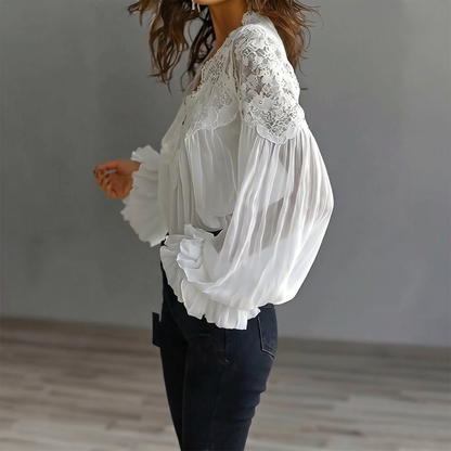 Arabella | Camisa Elegante en algodón y viscosa