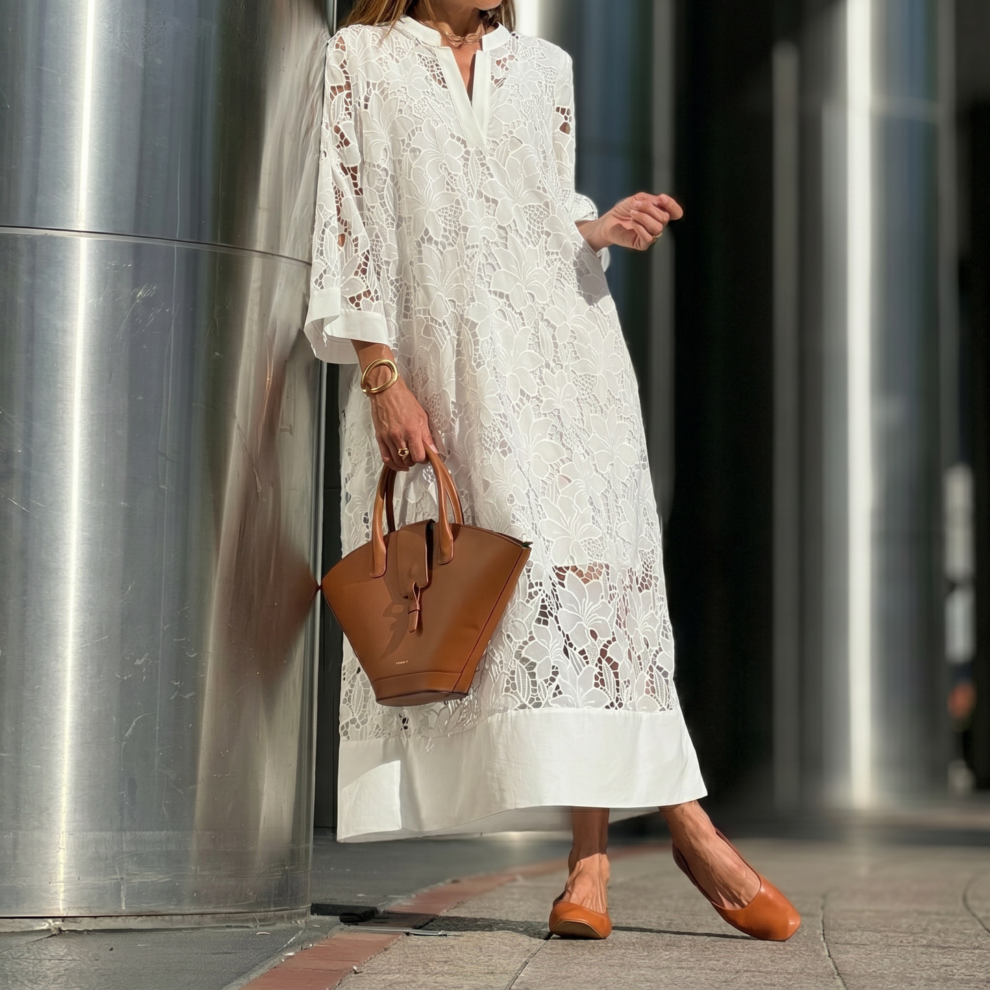 Julieta - Elegante vestido de encaje de verano