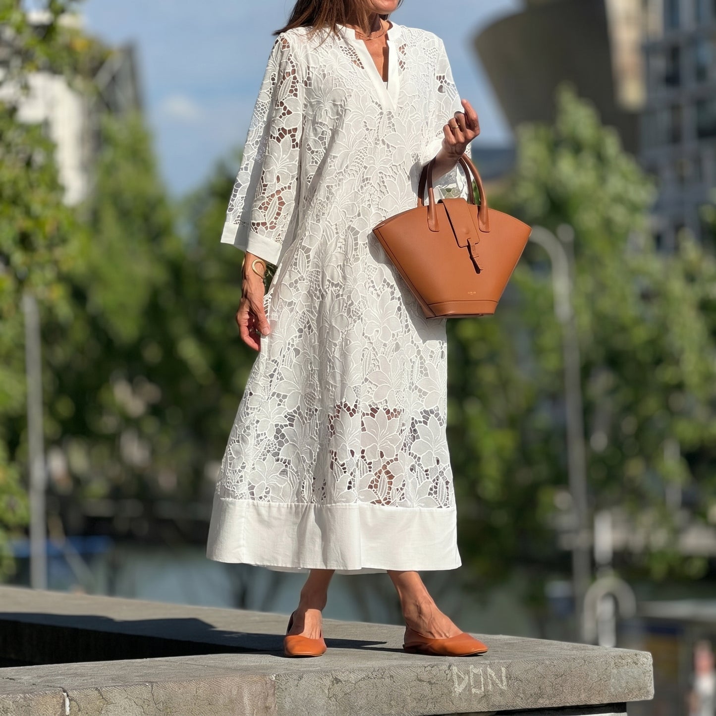 Julieta - Elegante vestido de encaje de verano