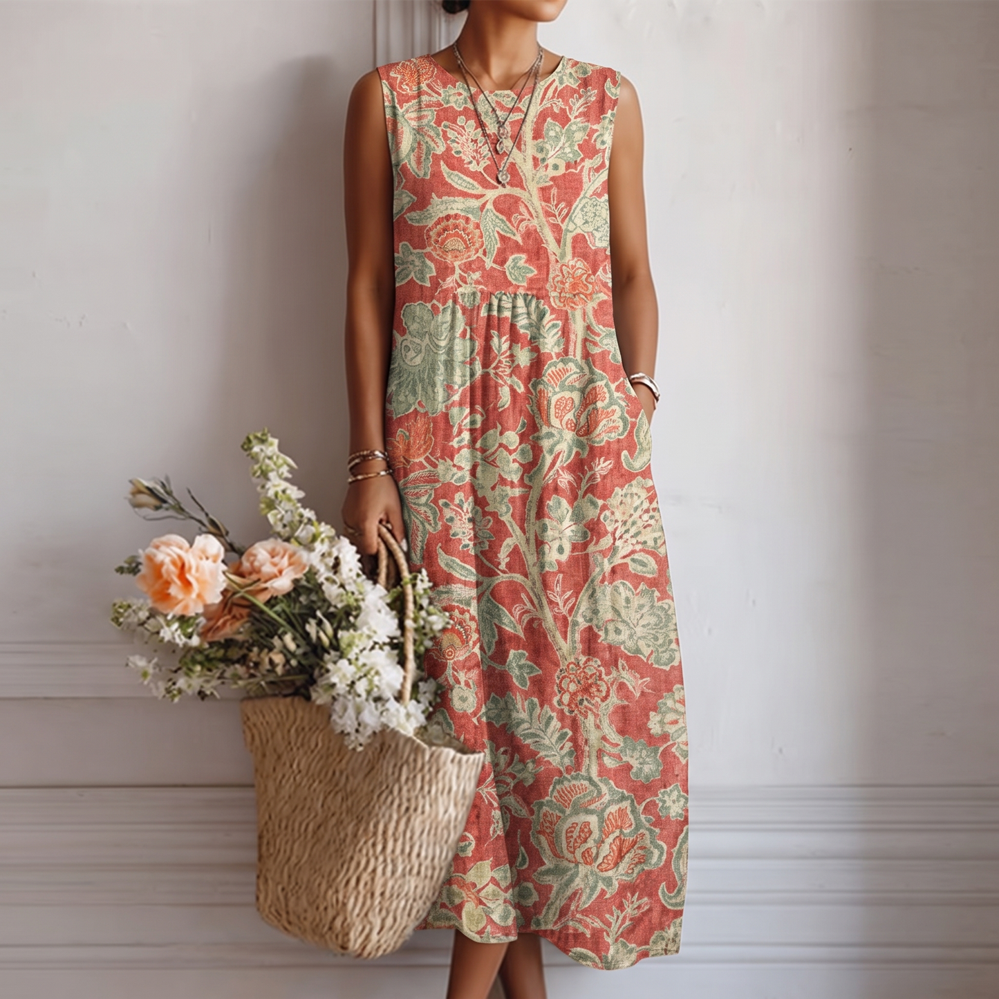 Raya | Vestido Midi de Diario