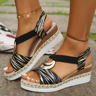 Valentina | Sandalias Ergonómicas de Cuña con Soporte Cómodo