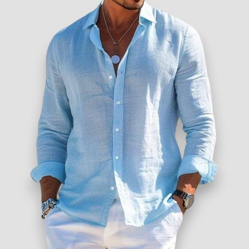 Luca | Camisa de lino elegante y ligera