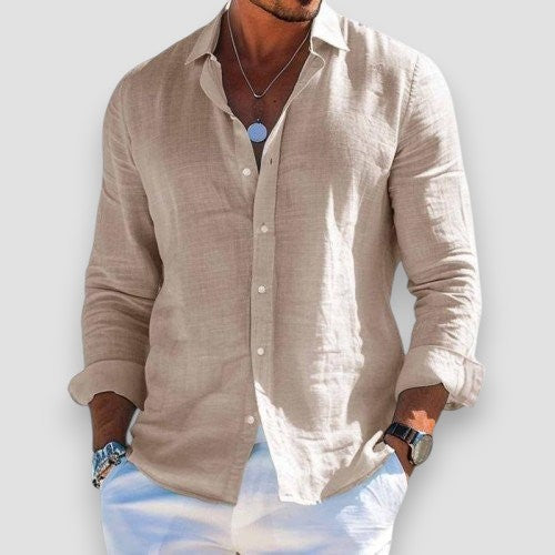 Luca | Camisa de lino elegante y ligera