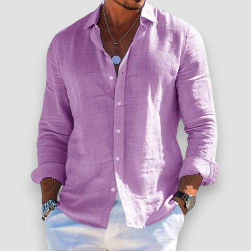 Luca | Camisa de lino elegante y ligera