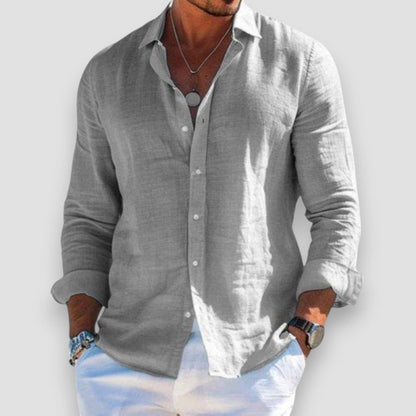 Luca | Camisa de lino elegante y ligera