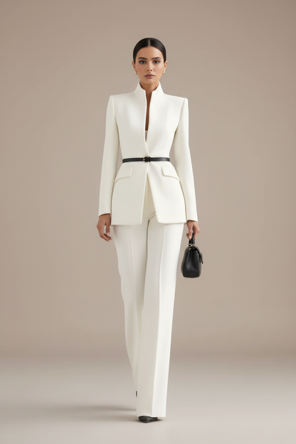 Georgina | Conjunto de blazer y pantalón de campana