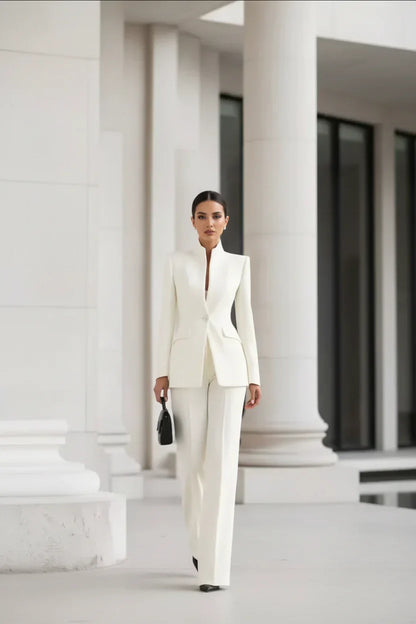 Georgina | Conjunto de blazer y pantalón de campana