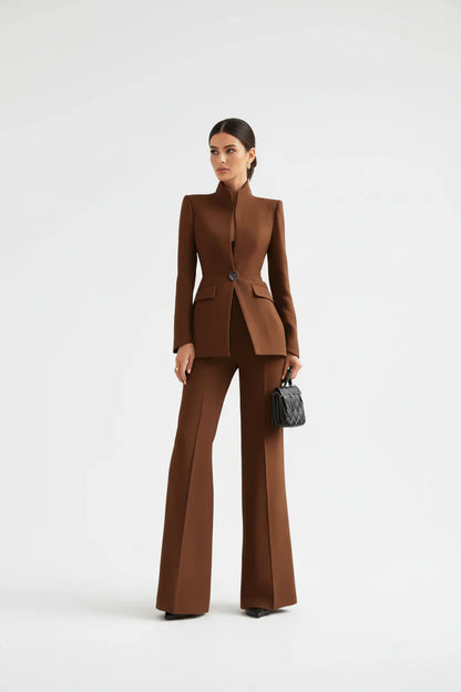 Georgina | Conjunto de blazer y pantalón de campana