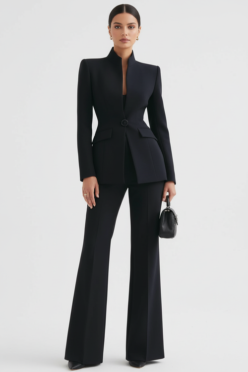 Georgina | Conjunto de blazer y pantalón de campana